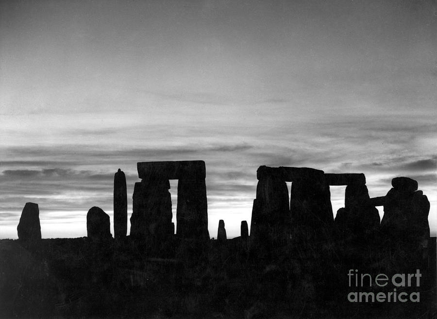 Ancient Photograph - England: Stonehenge by Granger