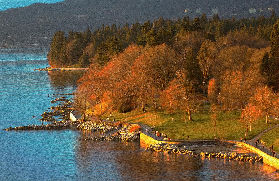 English Bay at Golden Hr. by Sheldon Bilsker English Bay at Golden Hr. by Sheldon Bilsker