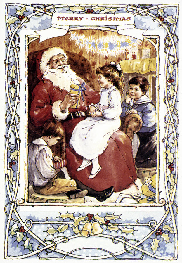 English Christmas Card Photograph by Granger