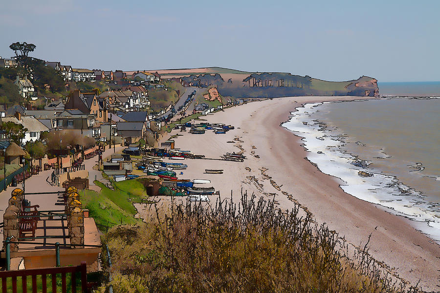 English Coast Town Budleigh Salterton Devon South West England Uk Photograph By Charlesy