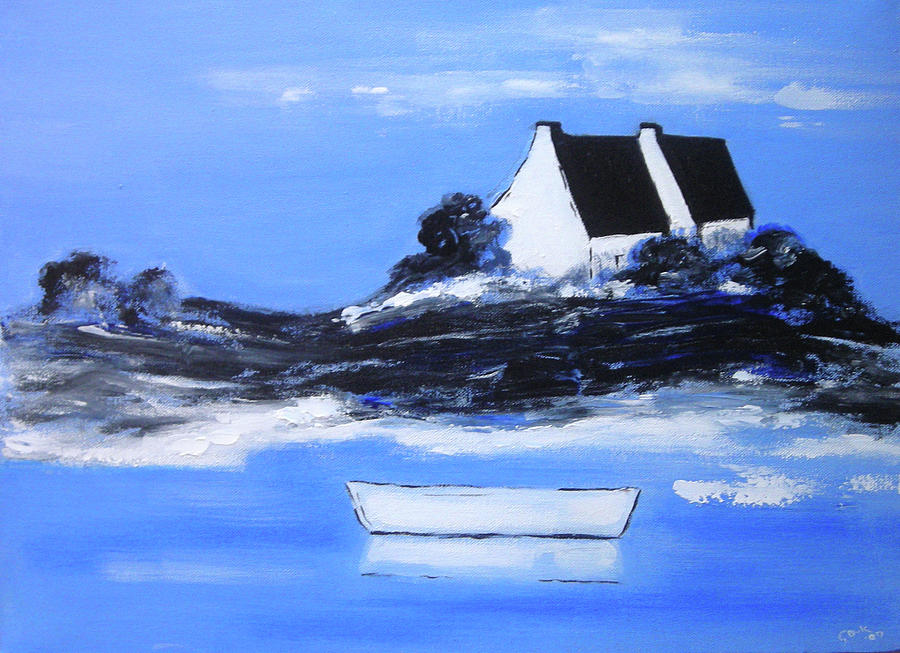 English Coast1 Painting by Gloria Dietz-Kiebron