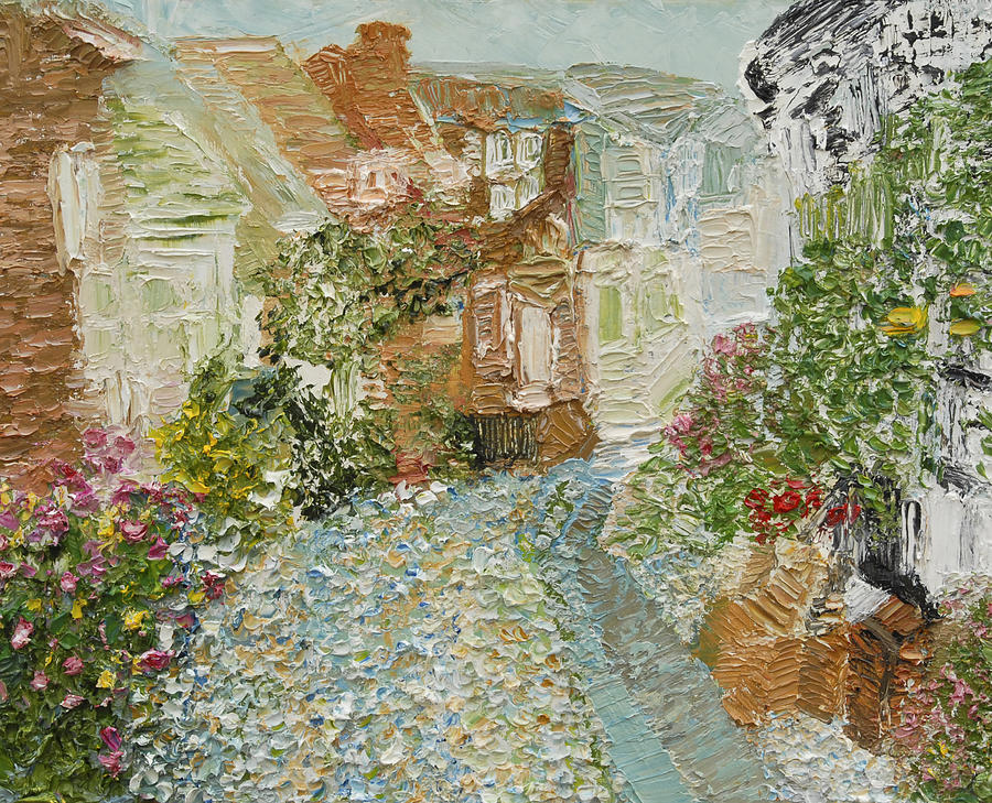 English cobblestone Painting by Tara Smith Rose - Pixels