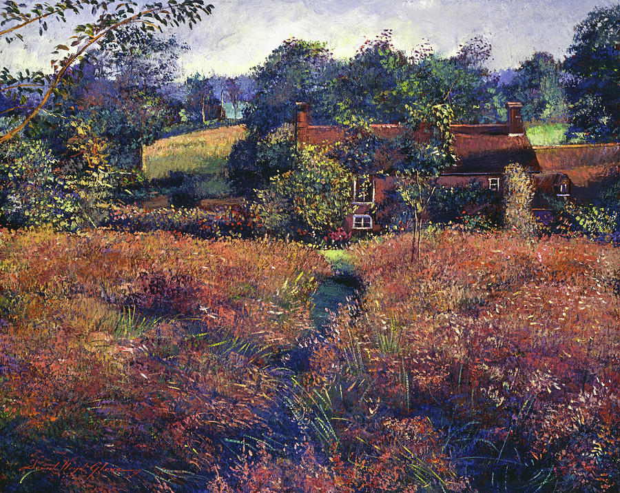 English Country Fields Painting