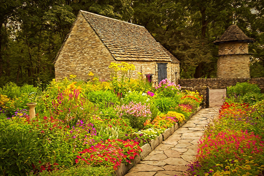 English Flower Garden Photograph by Susan Rissi Tregoning