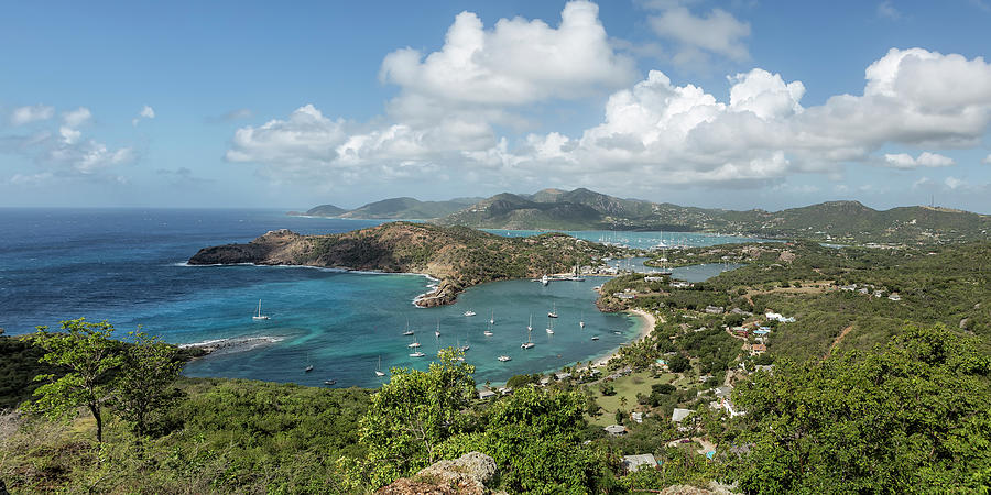 English Harbor as Seen from Shirley Heights - Antigua Photograph by Belinda Greb