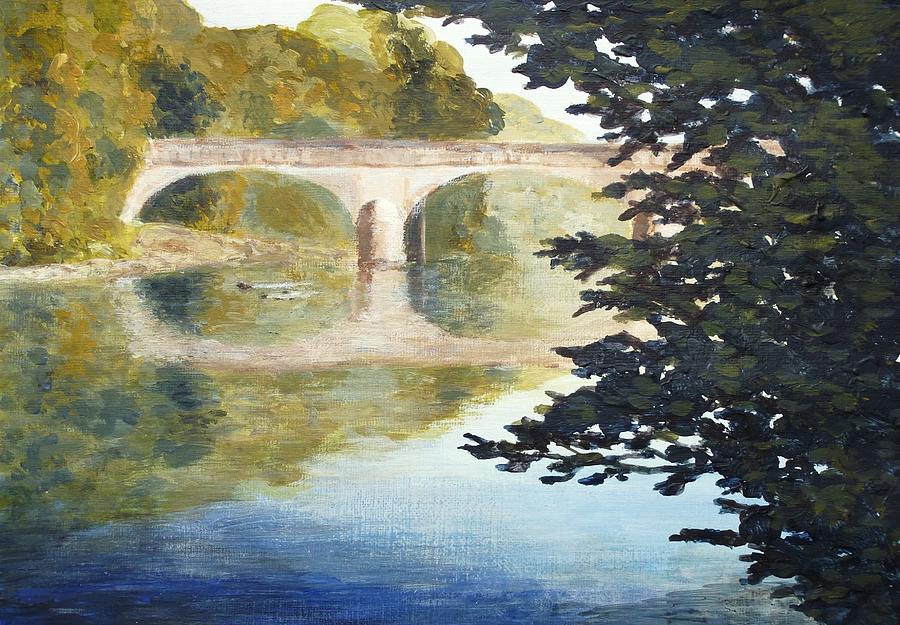 English Landscape Crook oLune Painting by Nigel Radcliffe
