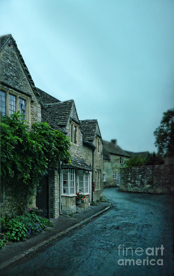 English Village Street Photograph by Jill Battaglia