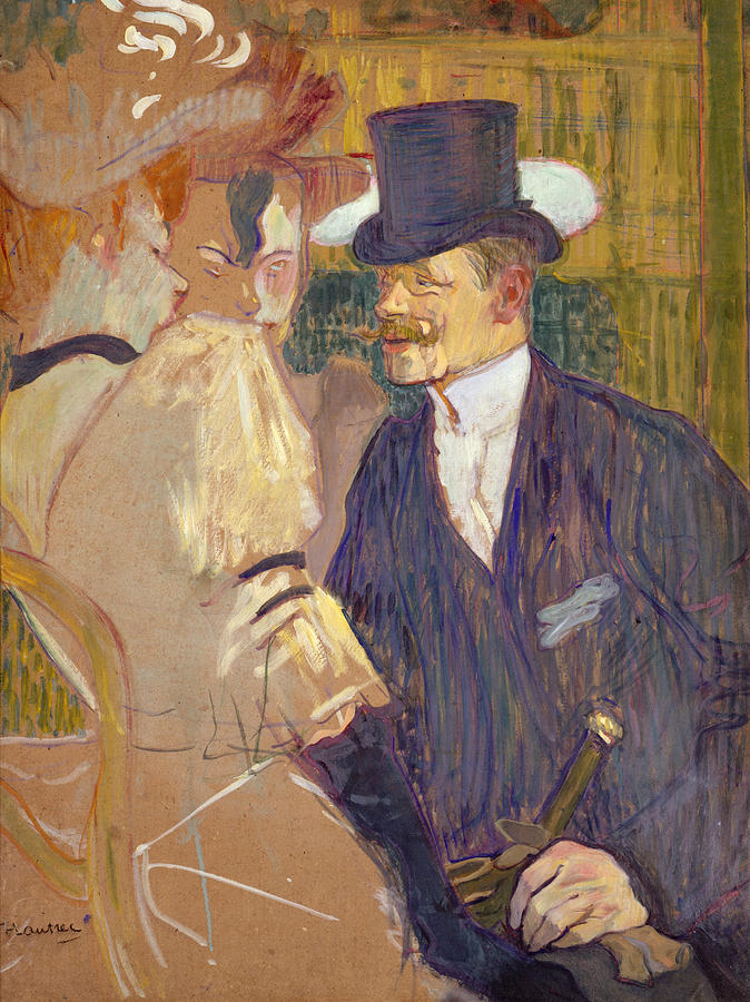 Englishman Painting by Henri de Toulouse-Lautrec