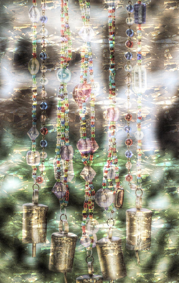 Enhanced Beads and Bells Photograph by Debra Martz