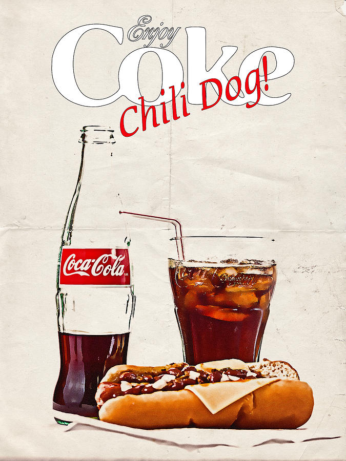 Enjoy Coca-Cola With Chili Dog Photograph by James Sage