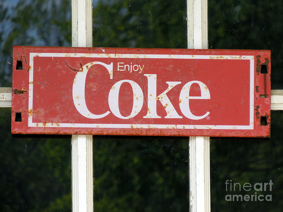 Enjoy Coke Photograph by Joy Tudor
