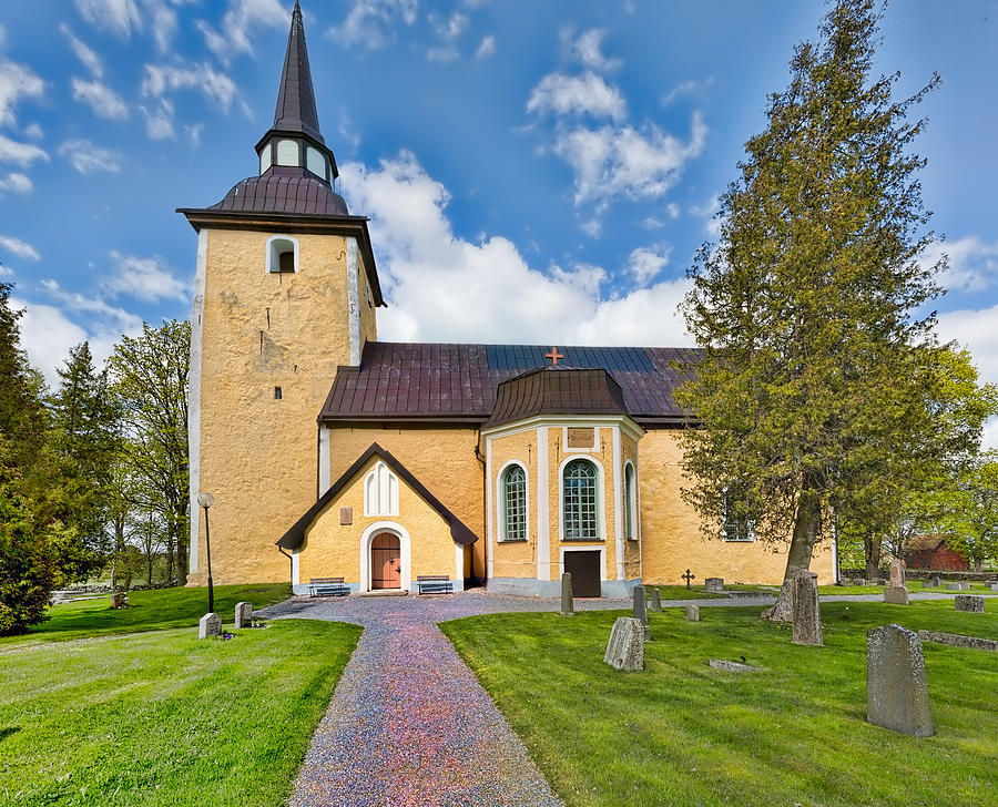 Enkopingsnas church may Photograph by Leif Sohlman