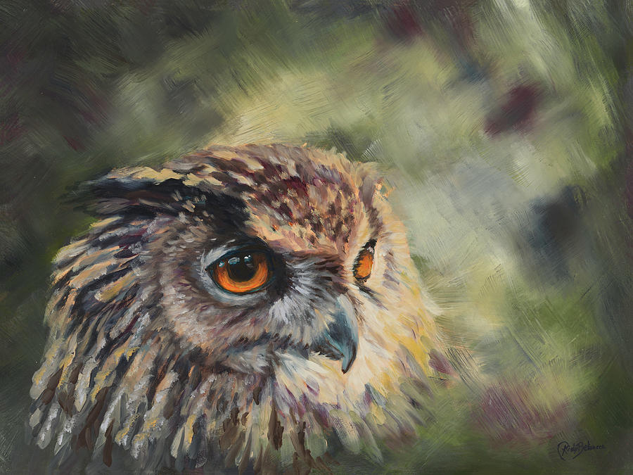 Owl Painting - Enlightened by Kirsty Rebecca