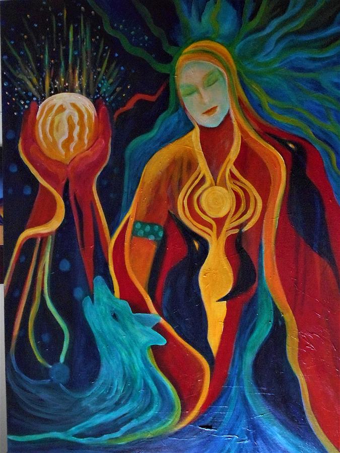 Enlightenment Painting by Carolyn LeGrand