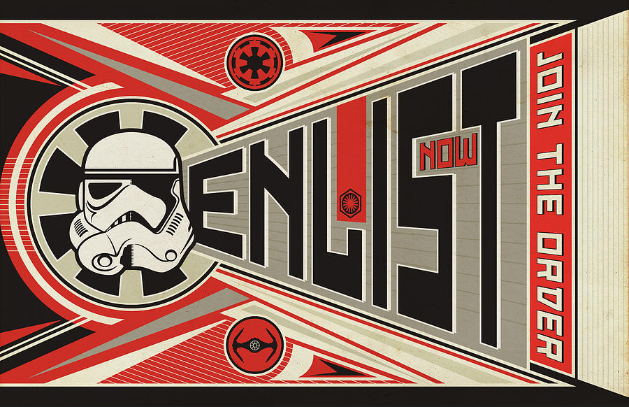 Star Wars Digital Art - Enlist Now by Jedi Hipster