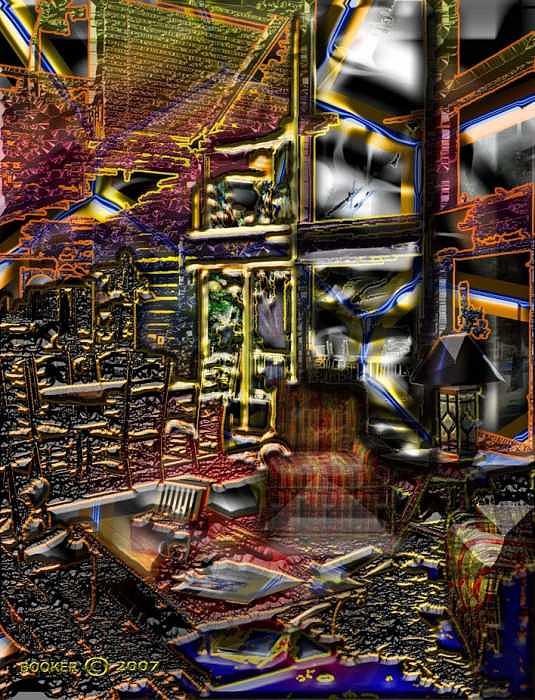 Jazz Mixed Media - Enn Miye Solitood by Booker Williams Jazz Mixed Media - Enn Miye Solitood by Booker Williams