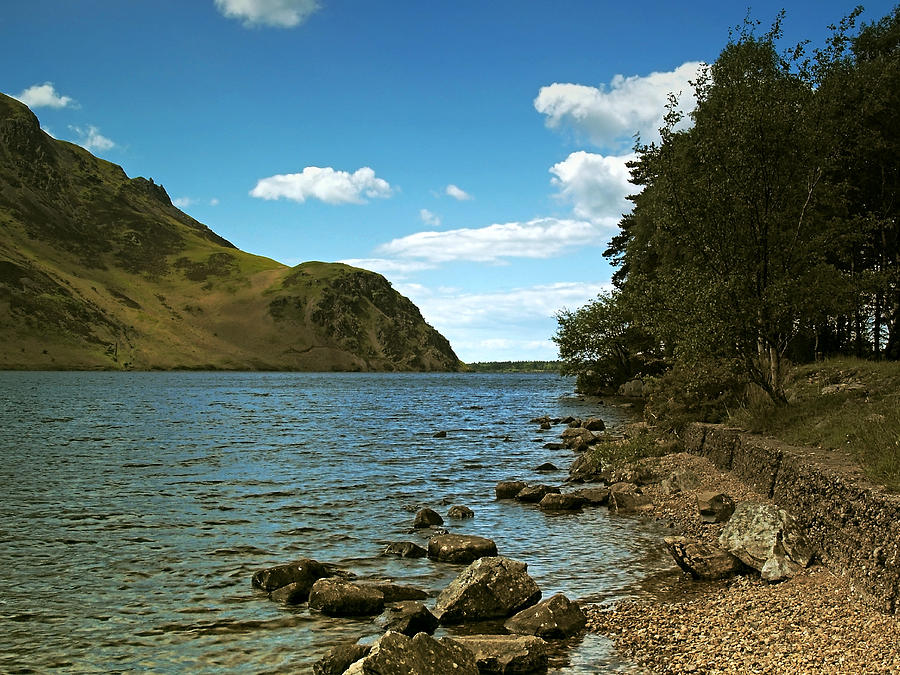 Water Photograph - Ennerdale Water by Steve Watson Water Photograph - Ennerdale Water by Steve Watson