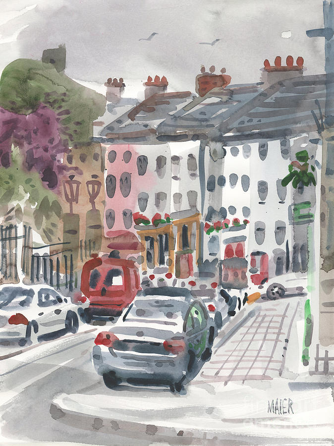 Enniscorthy Painting by Donald Maier