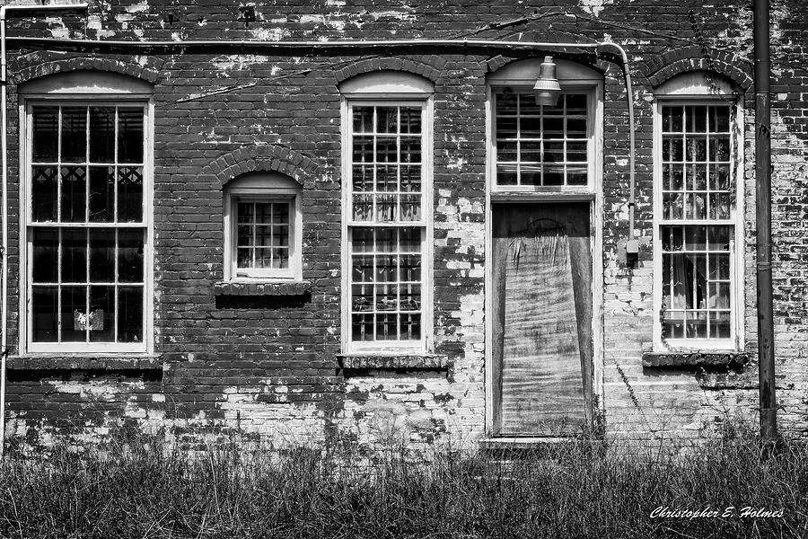 Enough Windows - BW Photograph by Christopher Holmes