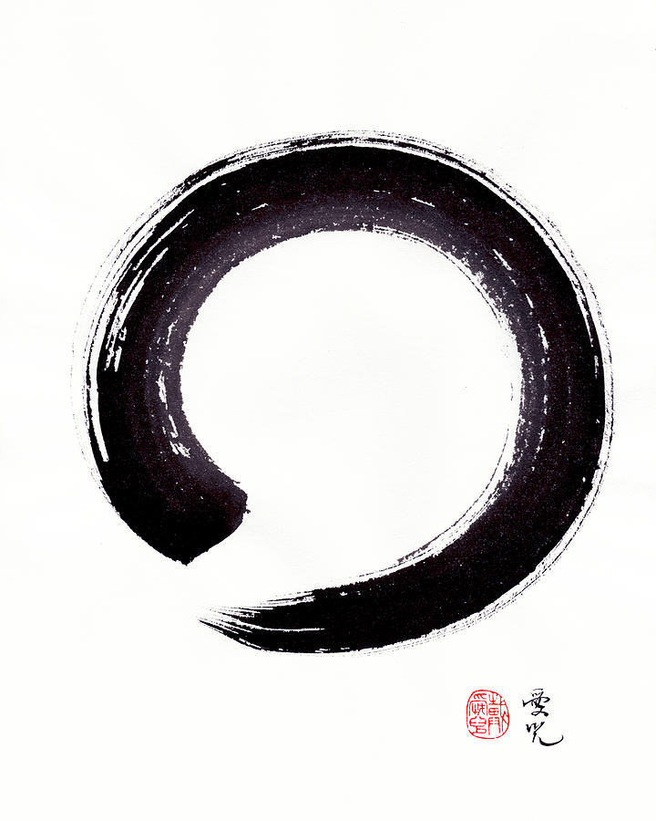 Enso Painting - Enso - embracing imperfection by Oiyee At Oystudio