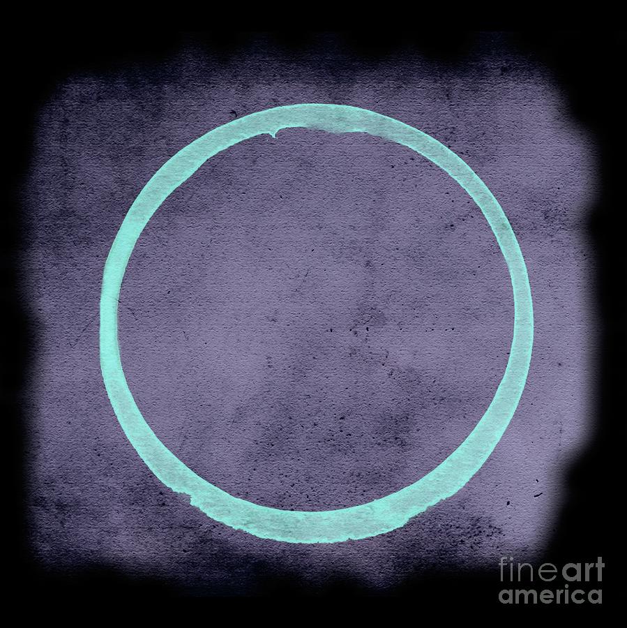Enso created with chalk paints Painting by Renee Trenholm