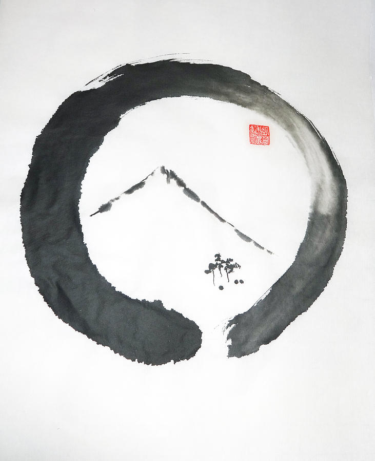 Enso Noble Painting by Casey Shannon