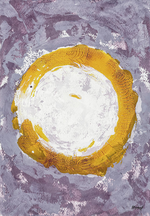 Nature Painting - Enso Of Daisies by Maria Arnaudova