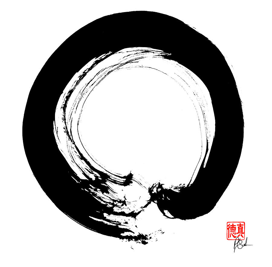 Enso / Zen Circle 10 Painting by Peter Cutler