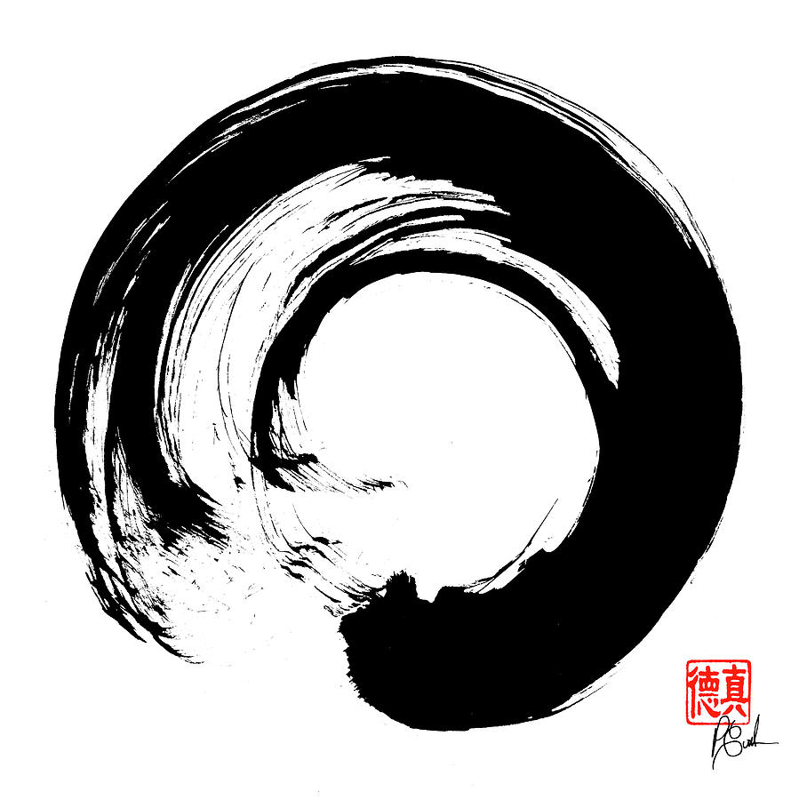Enso / Zen Circle 16 Painting by Peter Cutler