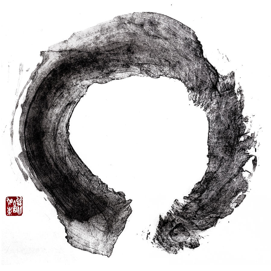 Enso Zen circle Painting by Peter V Quenter