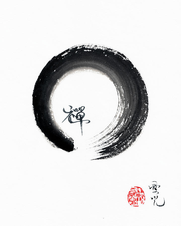 Enso Zen Painting by Oiyee At Oystudio