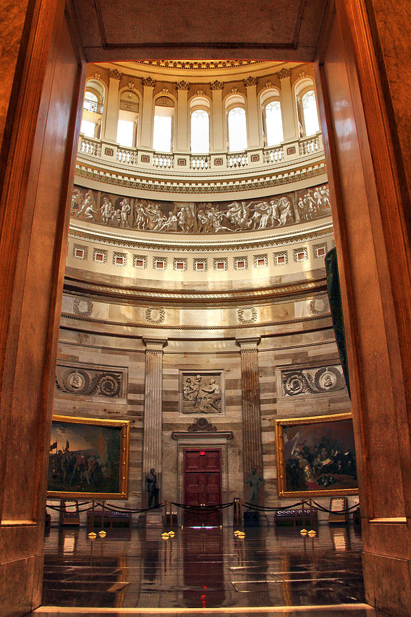 Enter the Rotunda Photograph by Mitch Cat