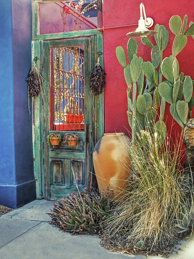 Tucson Photograph - Enter - You Are Always Welcome by Lucinda Walter