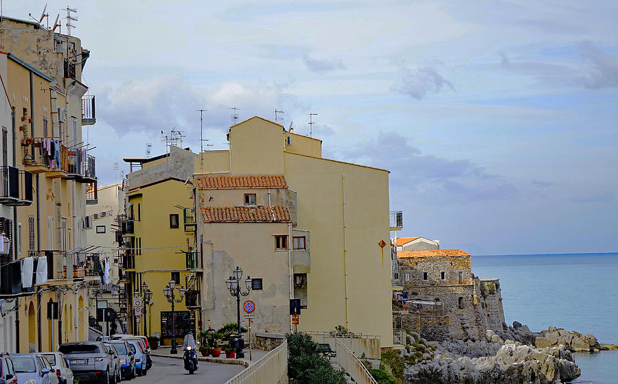Sicily Photograph - Entering Cefalu In Sicily by Rick Rosenshein
