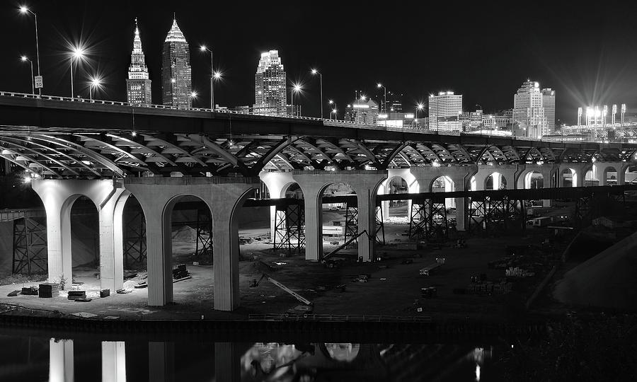 Entering Cleveland Photograph By Frozen In Time Fine Art Photography