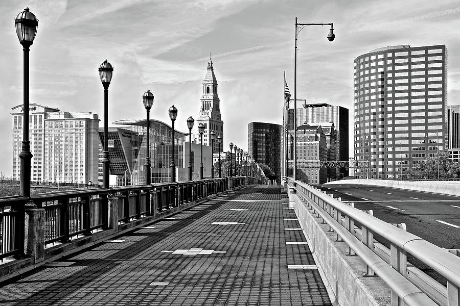 Entering Hartford in Black and White Photograph by Frozen in Time Fine Art Photography