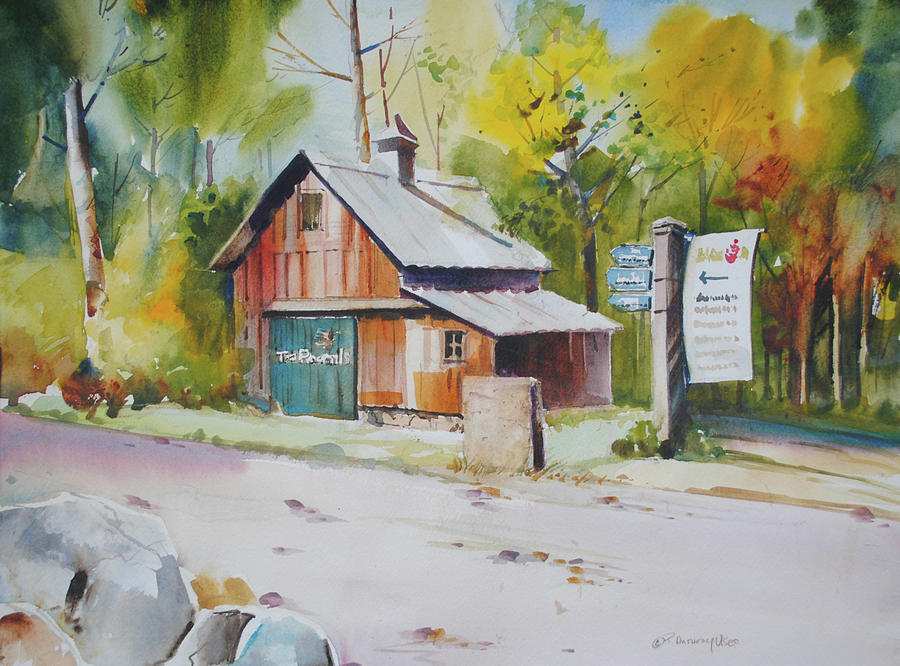 Entering Pine Hills Painting by P Anthony Visco