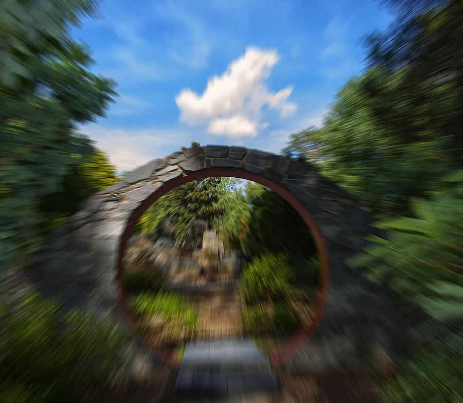 Entering The Garden Gates Abstract Digital Art by Flees Photos