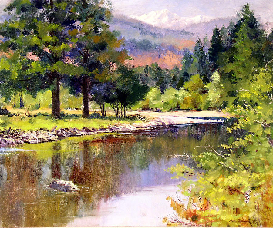 Entiat River Painting by Ken Duffin - Fine Art America