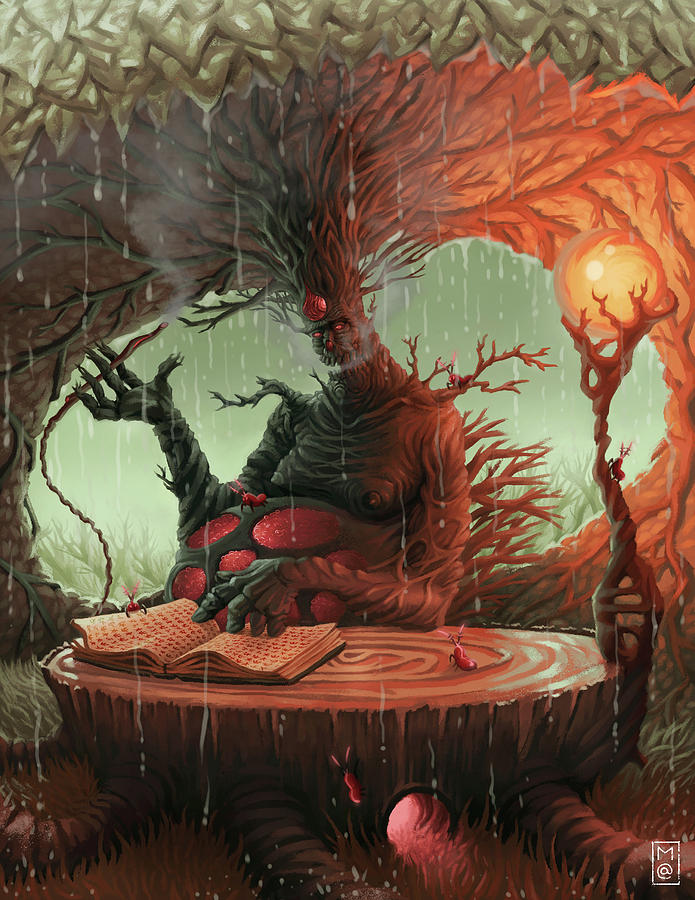 Fantasy Digital Art - Ently by Matt Akin Fantasy Digital Art - Ently by Matt Akin