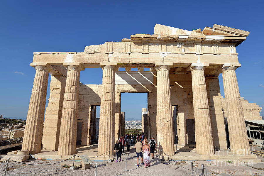 Entrance of Acropolis Photograph by George Atsametakis