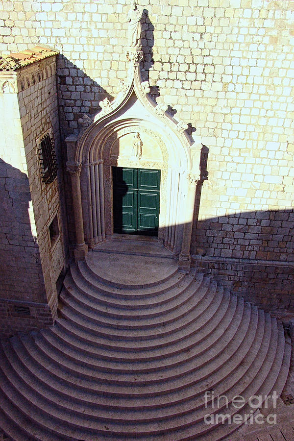 Entrance of Dominican Monastery Dubrovnik Croatia Photograph by Jasna Dragun