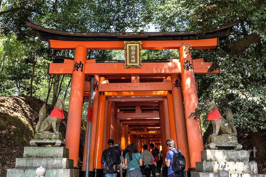 Entrance of Fushimi Inari-Taisha Photograph by Karen Jorstad