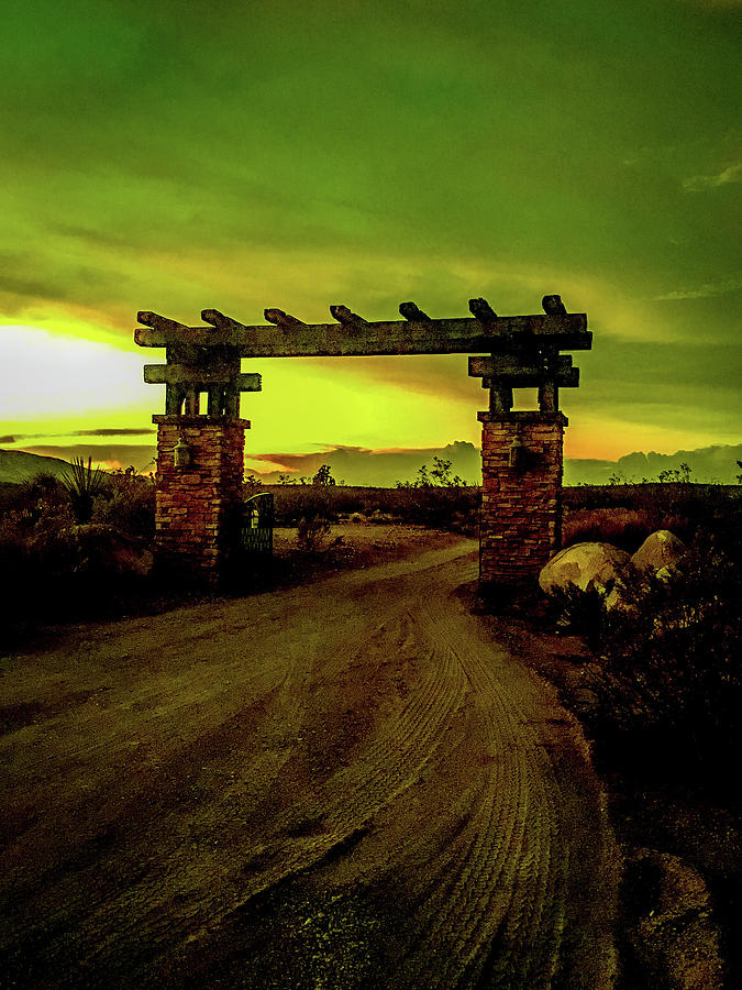 Entrance to Adventure Photograph by Charles Benavidez