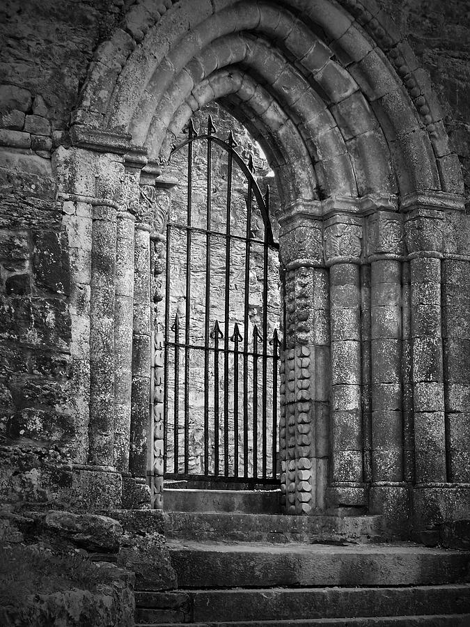 Irish Photograph - Entrance to Cong Abbey Cong Ireland by Teresa Mucha