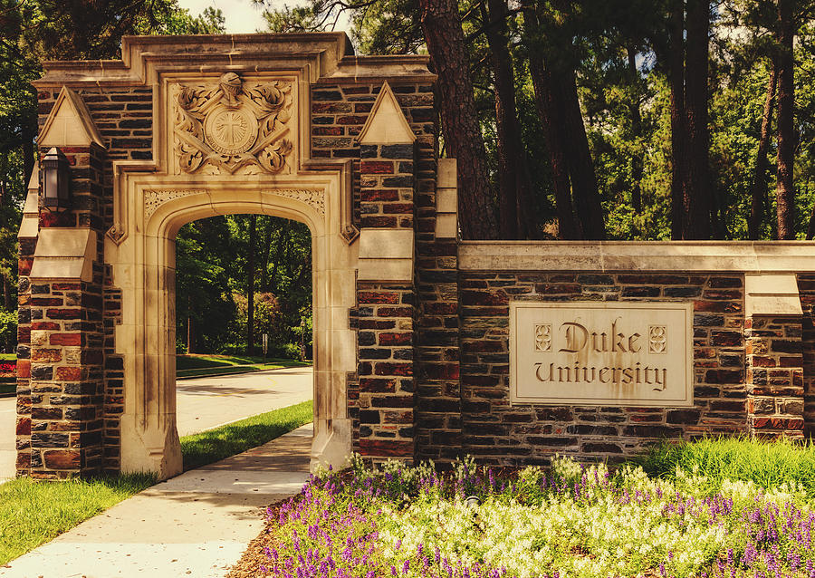 Entrance To Duke University Photograph by Mountain Dreams