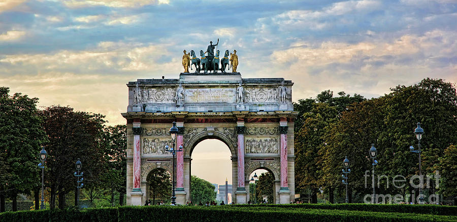 Entrance to Jardin des Tuileries  Photograph by Chuck Kuhn