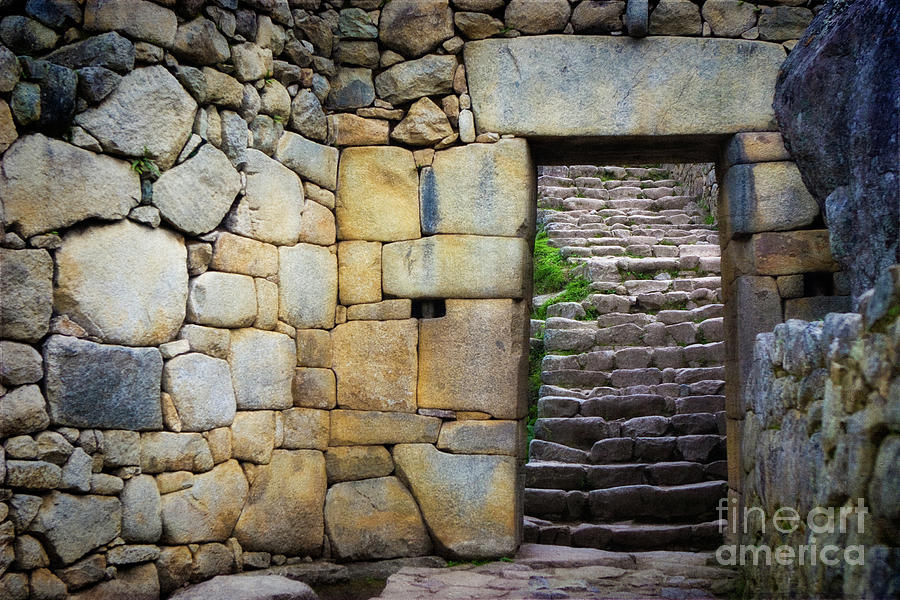 Entrance to Machupicchu Photograph by Doug Sturgess