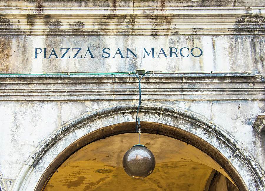 Entrance To Plazza San Marco In Venice Italy Photograph by Gary Slawsky