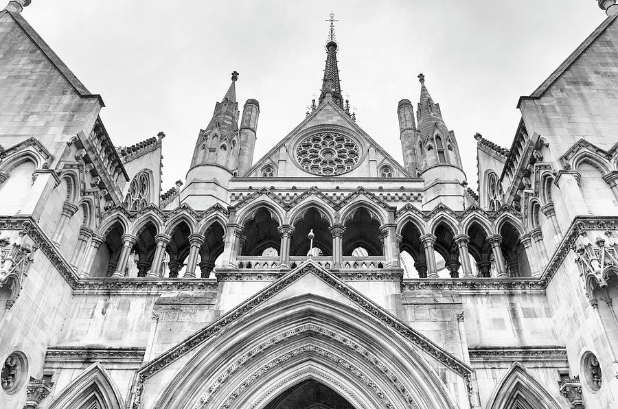 Entrance to Royal Courts of Justice London Photograph by Shirley Mitchell